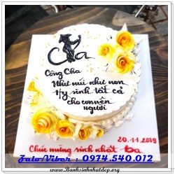 Mẫu Bánh Sinh Nhật Đẹp - A1225